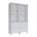 Armário de Cozinha Rainha 4 Portas 4 Gavetas 100% Mdf Branco - Nesher