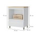 Balcão de Cozinha 70 Cm 1 Gaveta com Caixa Organizadora Branco/Nature - Nesher