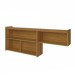 Armário Aéreo Cozinha 200 Cm Princesa 2 Portas Ripado 100% Mdf Freijó/Off White - Nesher