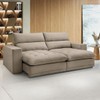 Sofá Retrátil e Reclinável Martinho 250cm Boucle Bege  - Celflex