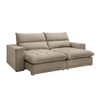 Sofá Retrátil e Reclinável Martinho 250cm Boucle Bege  - Celflex