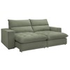 Sofá Retrátil e Reclinável Martinho 250cm Boucle Verde - Celflex