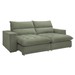 Sofá Retrátil e Reclinável Martinho 250cm Boucle Verde - Celflex