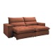 Sofá Retrátil e Reclinável Martinho 250cm Boucle Terracota  - Celflex
