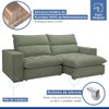Sofá 4 Lugares Martinho Retrátil 20585 Boucle Verde - Celflex