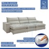 Sofá 4 Lugares Martinho Retrátil Boucle Gelo - Celflex