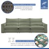 Sofá 4 Lugares Martinho Retrátil Boucle Verde - Celflex