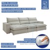 Sofá 5 Lugares Martinho Retrátil 20587 Boucle Gelo - Celflex