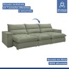 Sofá Retrátil e Reclinável Martinho 350cm Boucle Verde - Celflex