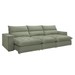 Sofá Retrátil e Reclinável Martinho 350cm Boucle Verde - Celflex