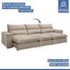 Sofá 5 Lugares Martinho Retrátil Boucle Bege  - Celflex