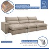 Sofá 5 Lugares Martinho Retrátil Boucle Bege  - Celflex