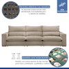 Sofá 5 Lugares Martinho Retrátil Boucle Bege  - Celflex