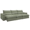 Sofá 5 Lugares Martinho Retrátil Boucle Verde - Celflex