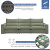 Sofá 5 Lugares Martinho Retrátil Boucle Verde - Celflex