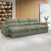 Sofá 5 Lugares Martinho Retrátil Boucle Verde - Celflex