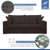 Sofá Cama 3 Lugares Arizona Retrátil 20735 Veludo Marrom  - Celflex