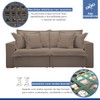 Sofá Cama 3 Lugares Arizona Retrátil 20735 Veludo Bege Escuro - Celflex
