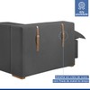 Sofá Cama 3 Lugares Arizona Retrátil 20735 Veludo Cinza  - Celflex