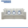 Sofá Cama 3 Lugares Arizona Retrátil 20735 Boucle Gelo - Celflex
