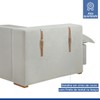 Sofá Cama 3 Lugares Arizona Retrátil 20735 Boucle Gelo - Celflex