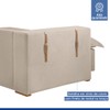 Sofá Cama 3 Lugares Arizona Retrátil 20735 Boucle Bege  - Celflex