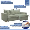 Sofá Cama 3 Lugares Arizona Retrátil 20735 Boucle Verde - Celflex