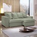 Sofá Cama 3 Lugares Arizona Retrátil 20735 Boucle Verde - Celflex