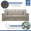 Sofá Cama 3 Lugares Arizona Retrátil Veludo Bege Claro - Celflex