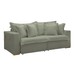 Sofá Cama 3 Lugares Arizona Retrátil Boucle Verde - Celflex