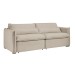 Sofá Cama 3 Lugares Aurora Retrátil Boucle Bege - Celflex