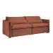 Sofá Cama 3 Lugares Aurora Retrátil Boucle Terracota - Celflex