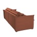 Sofá Cama 3 Lugares Aurora Retrátil Boucle Terracota - Celflex