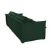 Sofá Cama 3 Lugares Aurora Retrátil Veludo Verde - Celflex