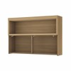 Armário Aéreo Cozinha 120 Cm Marquesa 1 Porta Ripado 100% Mdf Nature - Nesher