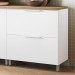 Balcão de Cozinha 80 Cm Marquesa 1 Porta 1 Gaveta 100% Mdf Branco/Nature - Nesher