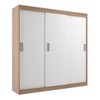Guarda-Roupa Solteiro Lisboa 3 Portas 2 Gavetas Demolição/Branco - Evidencia Móveis