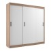 Guarda-Roupa Solteiro Lisboa 3 Portas 2 Gavetas Demolição/Branco - Evidencia Móveis