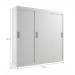 Guarda-Roupa Solteiro Lisboa 3 Portas 2 Gavetas Branco - Evidencia Móveis