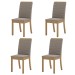Cadeiras Kit 4 Cadeiras Isa Nature/Bege - Henn
