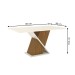 Mesa de Madeira Solus Nature/Off White - Henn