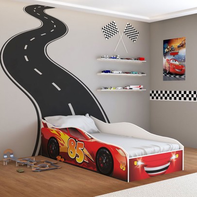 Cama Infantil Car Fantasy Vermelho - Panorama Móveis
