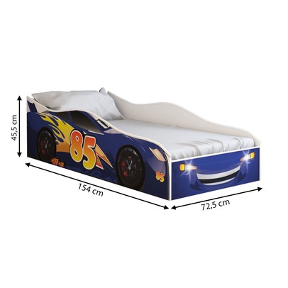 Cama Infantil Car Fantasy Azul - Panorama Móveis