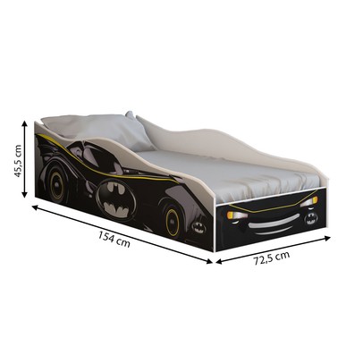 Cama Infantil Car Fantasy Preto - Panorama Móveis