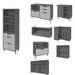 Cozinha Completa Imperatriz 9 Portas 9 Gavetas Ripado 100% Mdf Freijó/Off White - Nesher