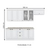 Cozinha Compacta Americana 10 Portas 3 Gavetas Branco - Henn