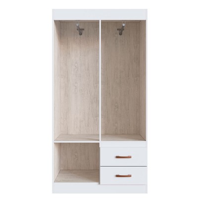 Guarda-Roupa Solteiro Cordova 4 Portas 2 Gavetas Branco - Doripel