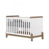 Berço Mini Cama 2 em 1 Ternura Branco/Jequitibá - Henn