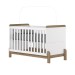 Berço Mini Cama 2 em 1 Ternura Branco/Jequitibá - Henn