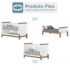 Berço Mini Cama 2 em 1 Ternura Branco/Jequitibá - Henn